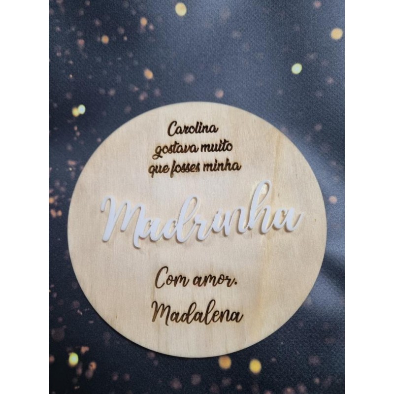 Convite Madrinha Redondo