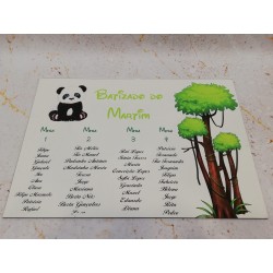 Placard Quadro Floresta do Panda