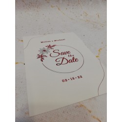 Convite de Casamento Save The Date
